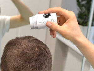 Zagęszczanie włosów proszkiem